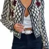 Floral Crochet Cropped Cardigans - Image 5